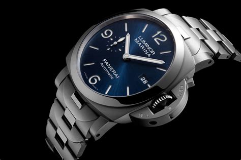 panerai luminor marina specchio blau|Panerai Luminor marina specchio.